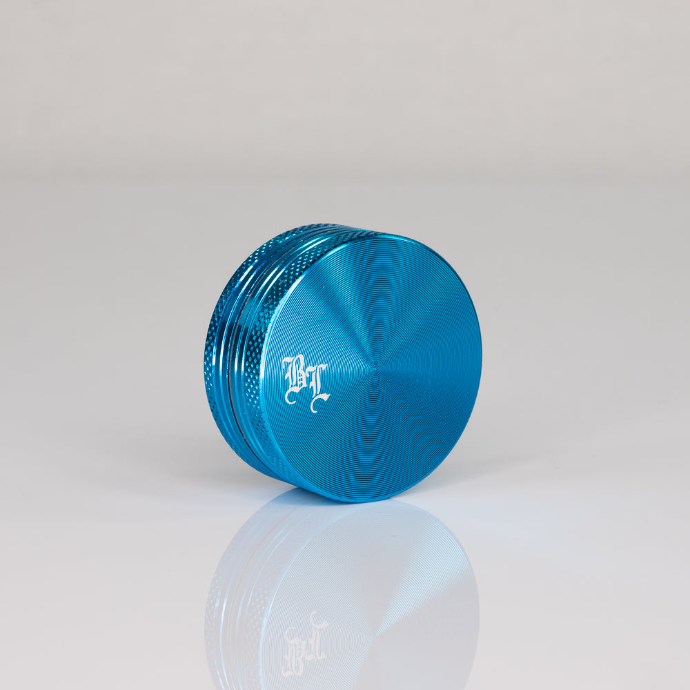 Blue Aluminum Grinder: 2-piece