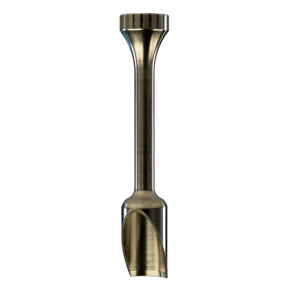 Silver Herb Scoop with Decapper