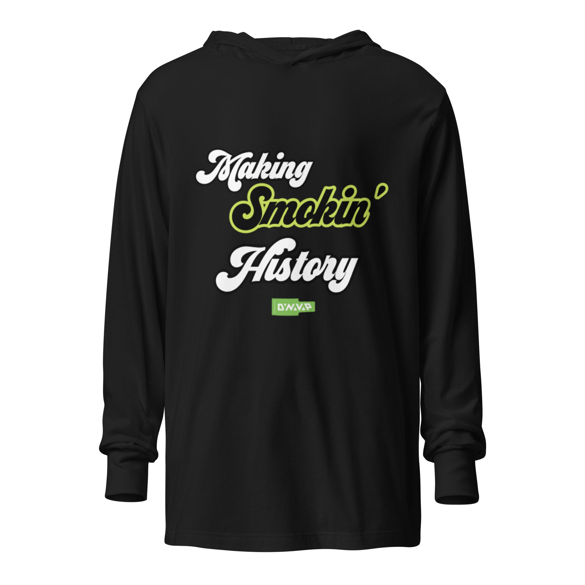 Hooded Long Sleeve Shirt Make Smokin History hooded-long-sleeve-shirt-make-smokin-history